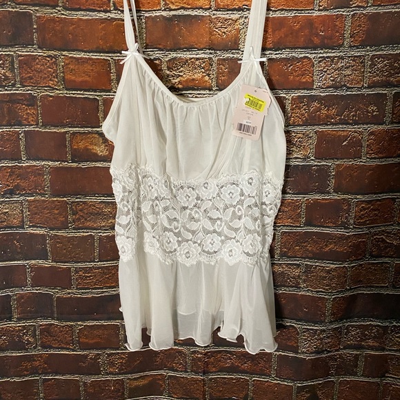 NWT Cabernet White Lace Camisole Sz XL - Picture 2 of 6